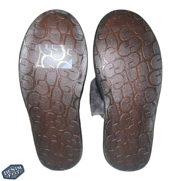 UGG Women’s Black/Grey Scuffette II Suede Slippers/ House Shoes | NEW/NIB!! - Picture 12 of 15
